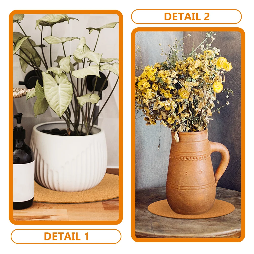 8pcs Cork Flowerpot Coasters 150x4 3mm Plant Mats for Potted Plants Protect Furniture Reduce Scratches Water Resistant Non Slip
8pcs Cork Flowerpot Coasters 150x4 3mm Plant Mats for Potted Plants Protect Furniture Reduce Scratches Water Resistant Non Slip