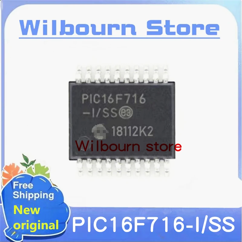 100% новый оригинальный 5 шт./лот PIC16F716-I/SS PIC16F716T-I/SS PIC16F716 SSOP20
100% новый оригинальный 5 шт./лот PIC16F716-I/SS PIC16F716T-I/SS PIC16F716 SSOP20