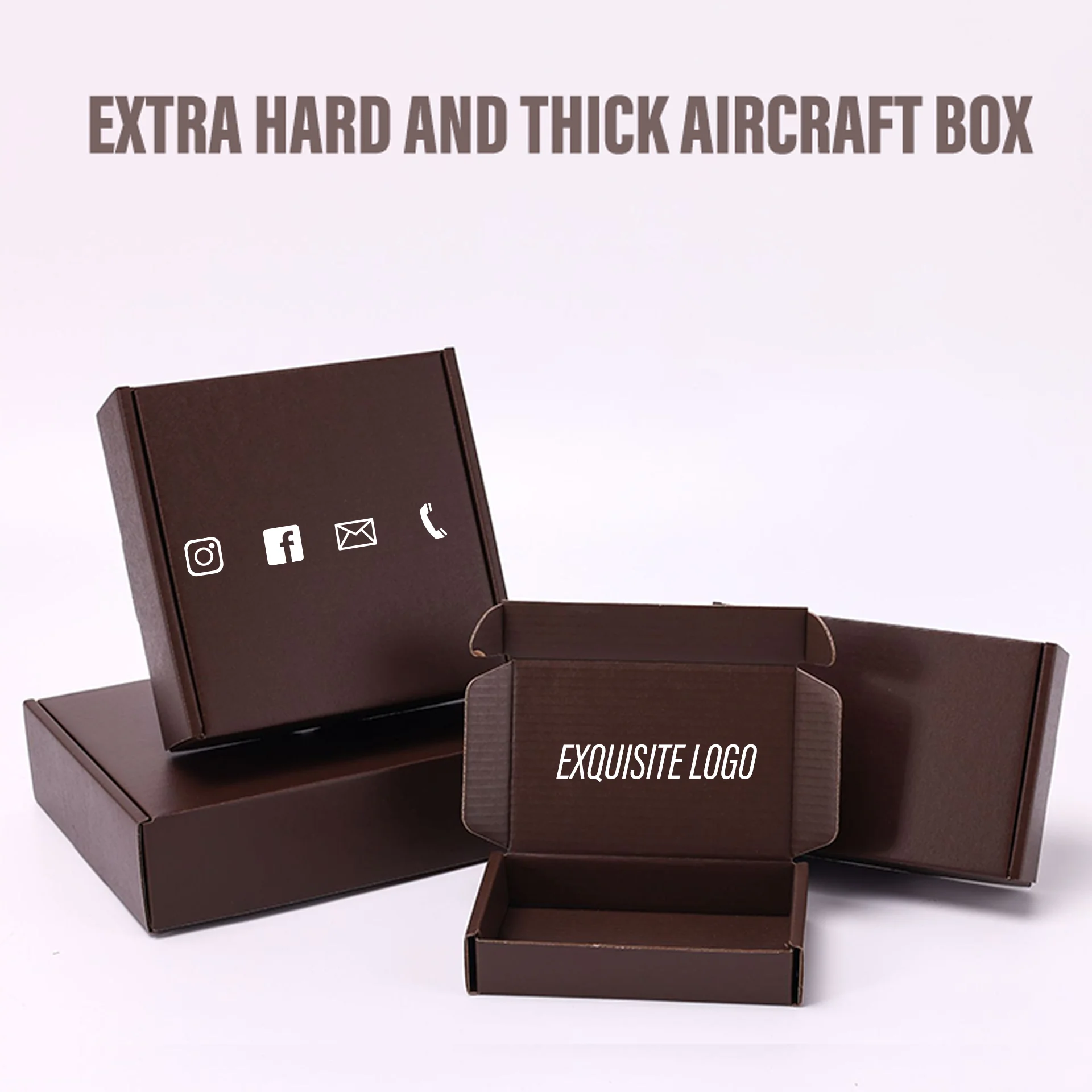 10pcs Extra Thick Coffee Color Aircraft Box Packaging Box Jewelry Packaging Gift Box Express Paper Box Supports Custom Logo
10pcs Extra Thick Coffee Color Aircraft Box Packaging Box Jewelry Packaging Gift Box Express Paper Box Supports Custom Logo