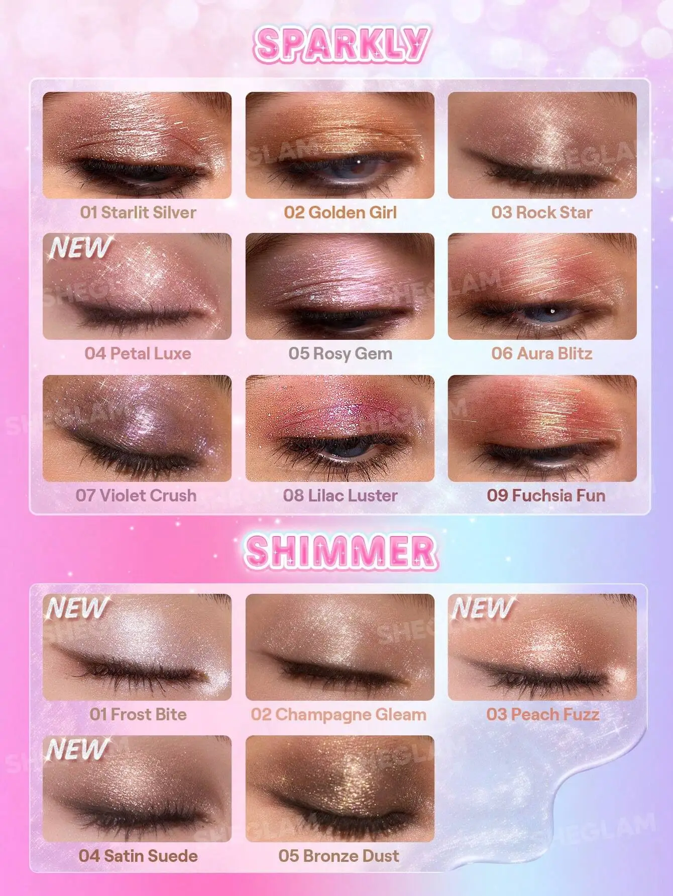 Bronze Dust Shimmer Jelly Glaze Stick Multi-Use Makeup For Eyes Lips Face Y2K Trendy Gift For Parties Spring Summer
Bronze Dust Shimmer Jelly Glaze Stick Multi-Use Makeup For Eyes Lips Face Y2K Trendy Gift For Parties Spring Summer