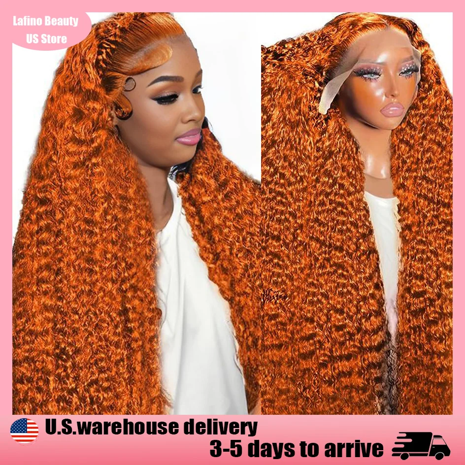 Lafino Curly Lace Front Human Hair Wig Deep Wave Frontal Wig 13x6 Hd Lace Water Wave Lace Front Wig Orange Ginger Human Hair Wig
Lafino Curly Lace Front Human Hair Wig Deep Wave Frontal Wig 13x6 Hd Lace Water Wave Lace Front Wig Orange Ginger Human Hair Wig