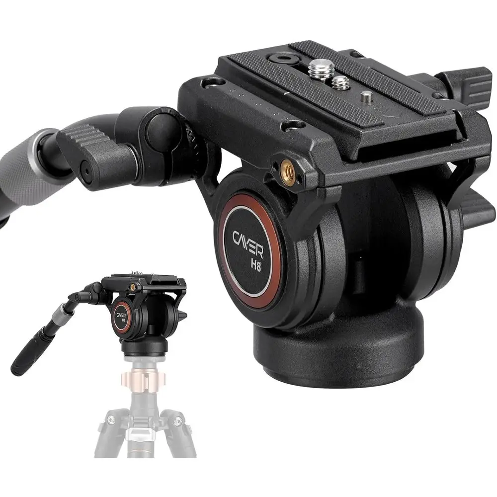 Heavy-Duty Metal Tripod with 60mm Ball Base, Adjustable Pan Handle, Supports Up to 13.2lbs for Video Cameras and DSLRs
Heavy-Duty Metal Tripod with 60mm Ball Base, Adjustable Pan Handle, Supports Up to 13.2lbs for Video Cameras and DSLRs