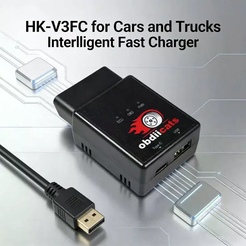 OBD 2IN1 With Fast Charger For Benzine& Cars Increase Power Upgraded From HK-V3 Fuel Saving Chip Tuning Box
OBD 2IN1 With Fast Charger For Benzine& Cars Increase Power Upgraded From HK-V3 Fuel Saving Chip Tuning Box