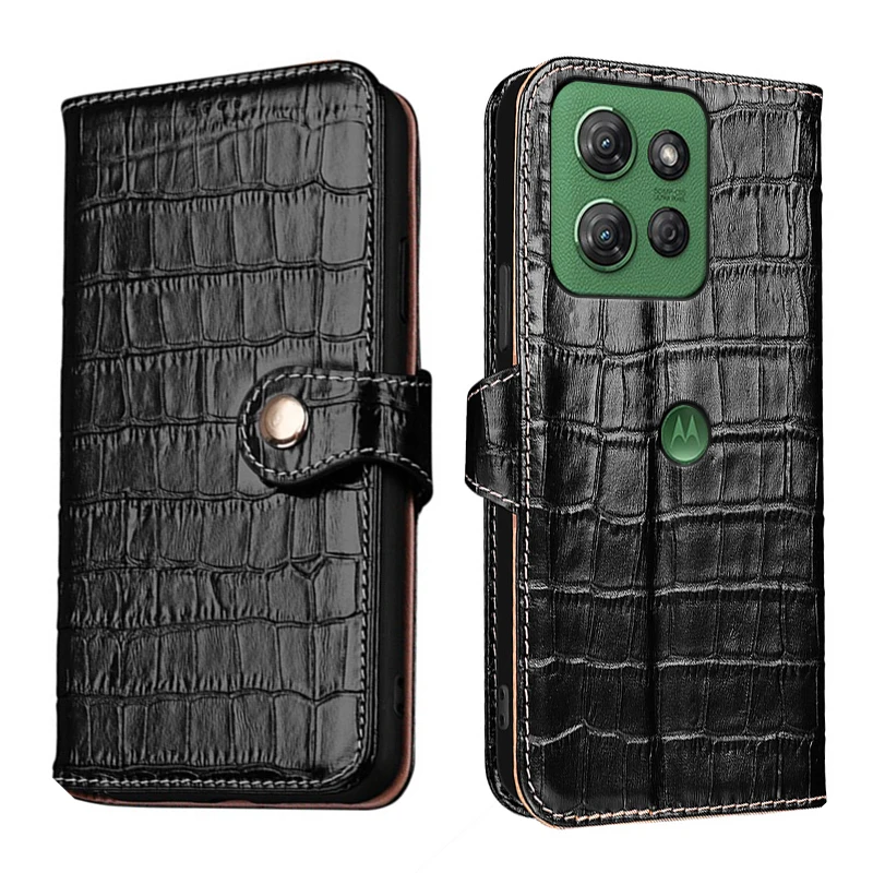 Genuine Leather Crocodile Texture card Slot Wallet Cover For Motorola Moto G 2025 2024 Magnetic button shockproof phone Case
Genuine Leather Crocodile Texture card Slot Wallet Cover For Motorola Moto G 2025 2024 Magnetic button shockproof phone Case