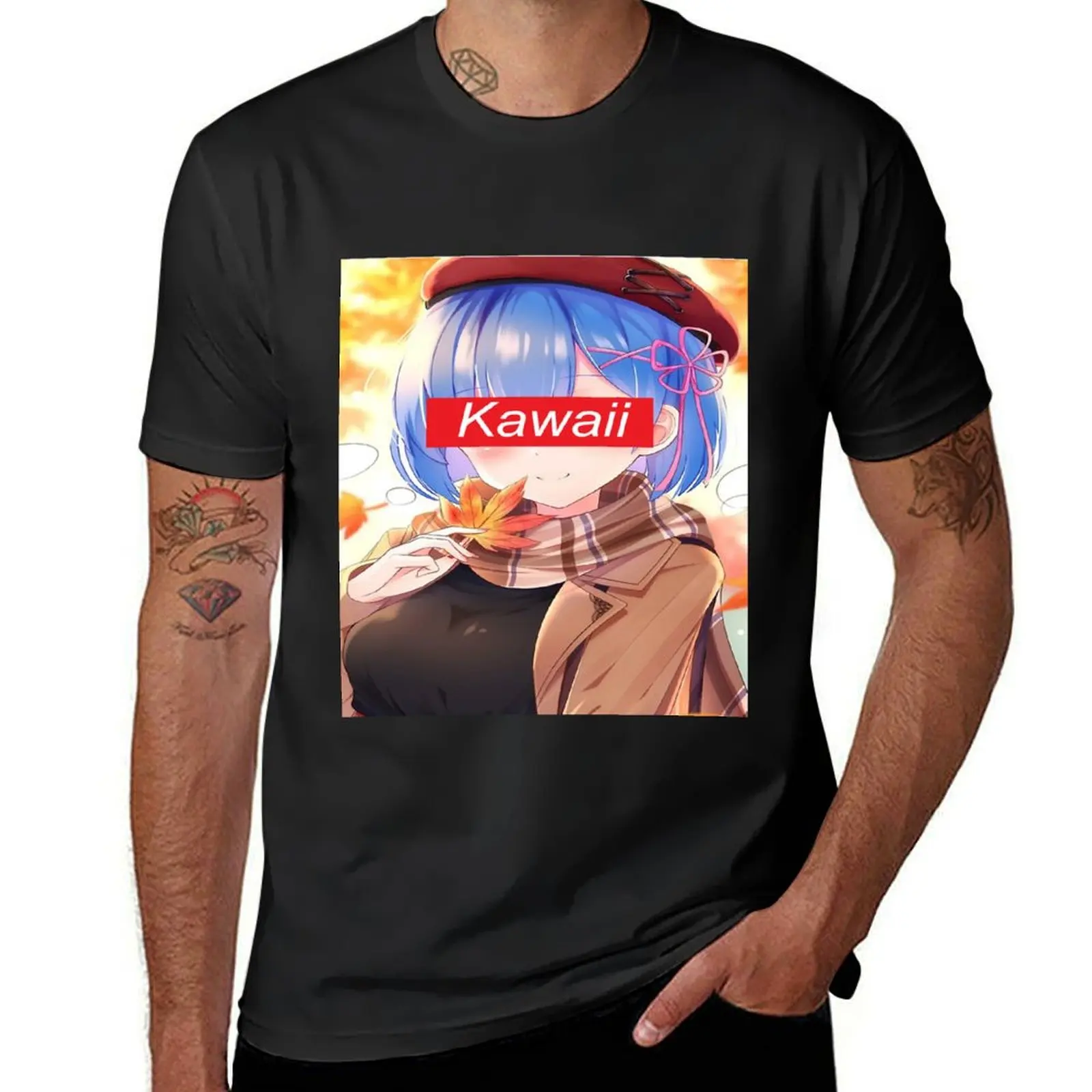 Kawaii girl T-shirt tees customs korean fashion summer clothes workout shirts for men
Kawaii girl T-shirt tees customs korean fashion summer clothes workout shirts for men