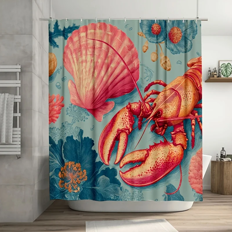 Large Ocean Crab Seashell Nautical Shower Curtain Waterproof Bathroom Decoration Tropical Coastal Print 180x180cm
Large Ocean Crab Seashell Nautical Shower Curtain Waterproof Bathroom Decoration Tropical Coastal Print 180x180cm