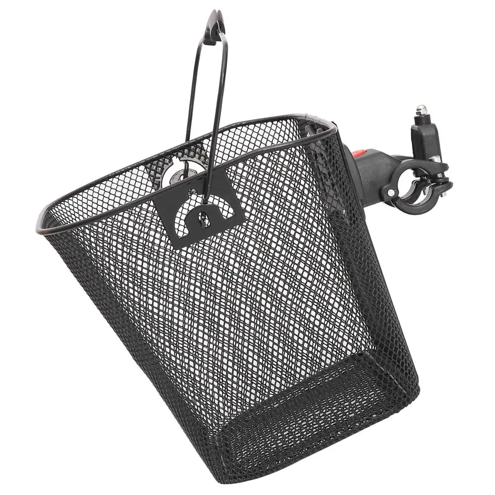 Detachable Front Bike Basket Large Capacity Metal Mesh Bicycle Handlebar Basket Convenient Storage Holder for Riding
Detachable Front Bike Basket Large Capacity Metal Mesh Bicycle Handlebar Basket Convenient Storage Holder for Riding