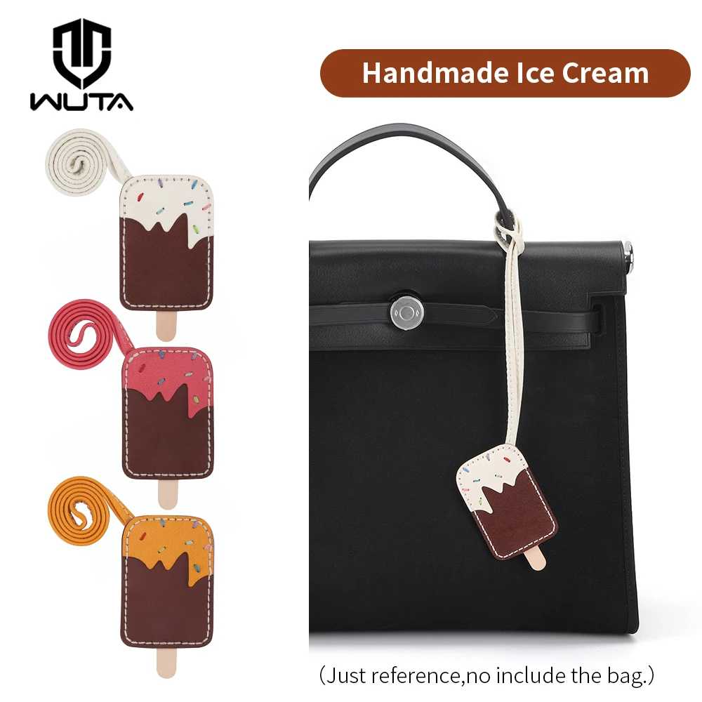 WUTA Handmade Ice Cream Bag Keychain Genuine Leather Bag Pendant For Handbags Interesting Stylish Leather Bag Accessories
WUTA Handmade Ice Cream Bag Keychain Genuine Leather Bag Pendant For Handbags Interesting Stylish Leather Bag Accessories