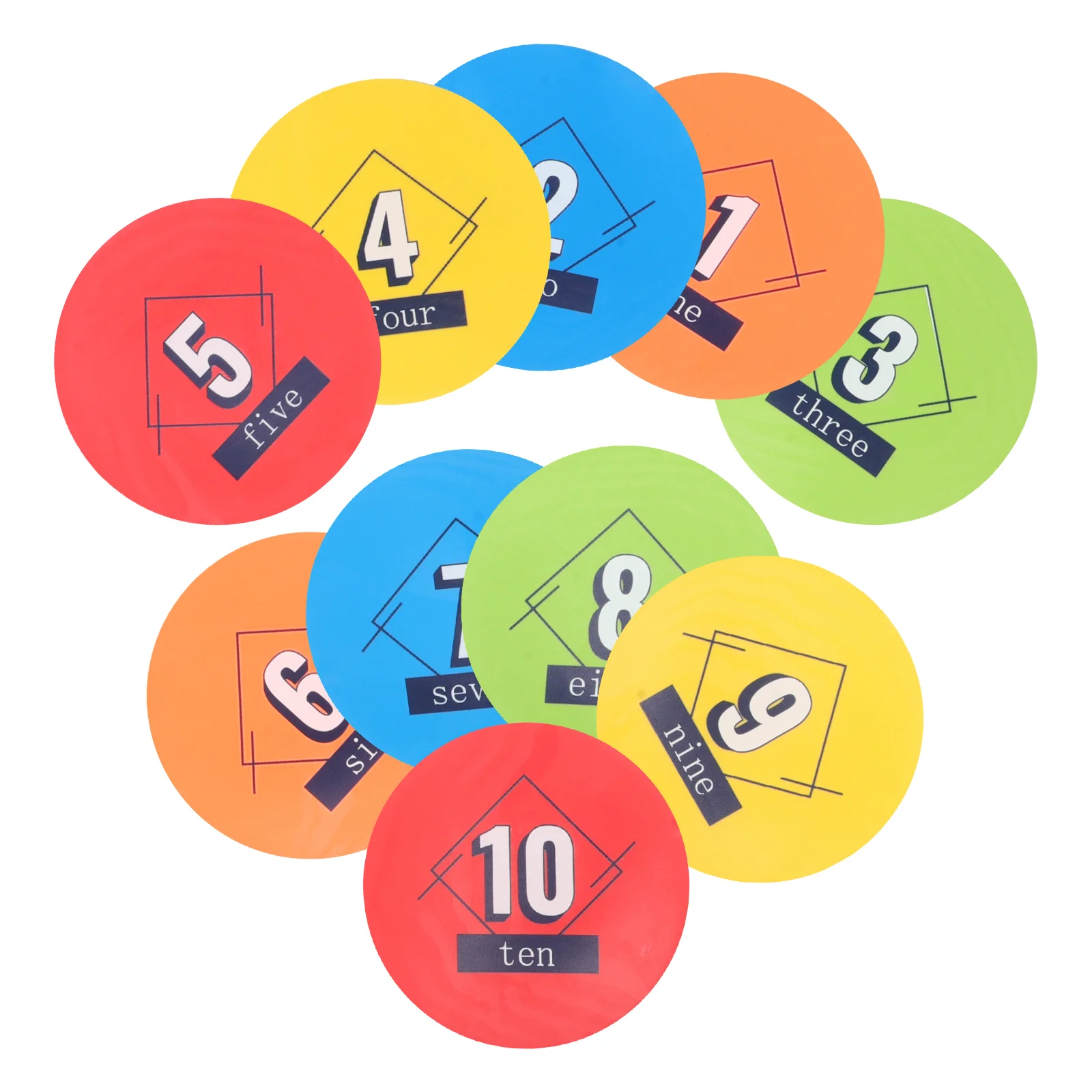 10 Pcs Football Training Equipment Basketball Coaching Pad Accessories Baseball Court Markers
10 Pcs Football Training Equipment Basketball Coaching Pad Accessories Baseball Court Markers