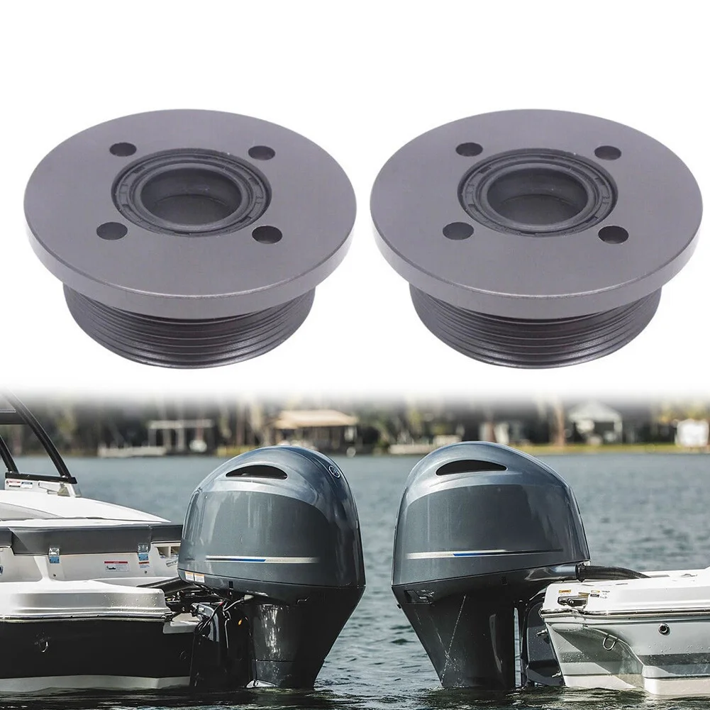 2Pcs Trim Cylinder End Cap with Seals for Outboard 55-90HP Replacement for Power Tilt and Trim Assembly 6H1-43821-11
2Pcs Trim Cylinder End Cap with Seals for Outboard 55-90HP Replacement for Power Tilt and Trim Assembly 6H1-43821-11