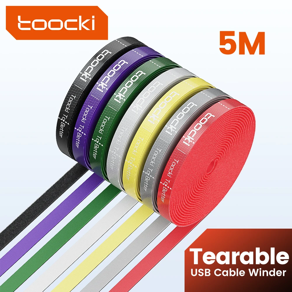 Toocki 5m Organizer Cable Management Tearable Organizador Cables 10mm Width Winder Ties Phone Accessories Wire Cord Organizer
Toocki 5m Organizer Cable Management Tearable Organizador Cables 10mm Width Winder Ties Phone Accessories Wire Cord Organizer