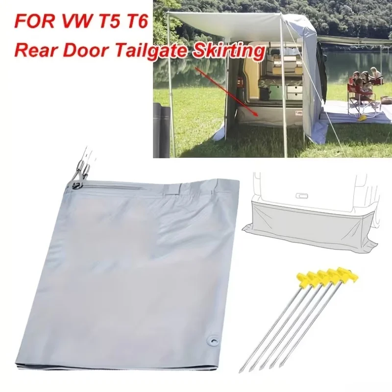 Rear Door Draught Skirt Wind Break Shield For VW T5 T6 Campervan SWB Tailgate Windproof Dustproof Rear Skirting Cover Camping
Rear Door Draught Skirt Wind Break Shield For VW T5 T6 Campervan SWB Tailgate Windproof Dustproof Rear Skirting Cover Camping