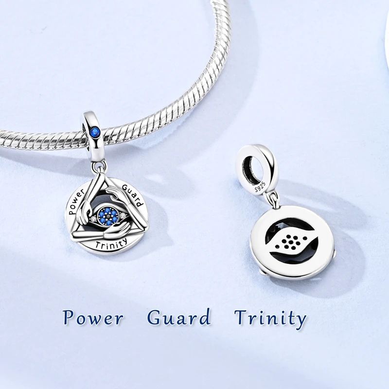 New 925 Sterling Silver Three Hand And Eye Charms Pendant Sparkling CZ Zircon Dangle Fit 3mm Original Bracelet DIY Women Jewelry
New 925 Sterling Silver Three Hand And Eye Charms Pendant Sparkling CZ Zircon Dangle Fit 3mm Original Bracelet DIY Women Jewelry