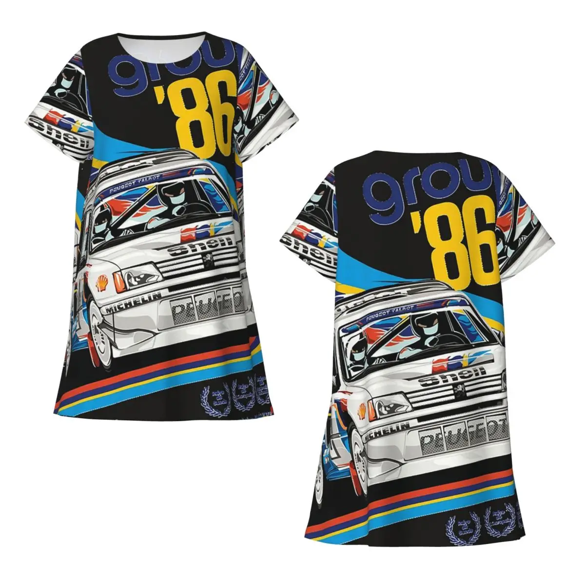 Custom Peugeot 205 Turbo Rally &x27;86 Short Sleeves Nightdress For Sleepshirts Women Short Sleeve Nightgowns Loose Pajama Dress
Custom Peugeot 205 Turbo Rally &x27;86 Short Sleeves Nightdress For Sleepshirts Women Short Sleeve Nightgowns Loose Pajama Dress