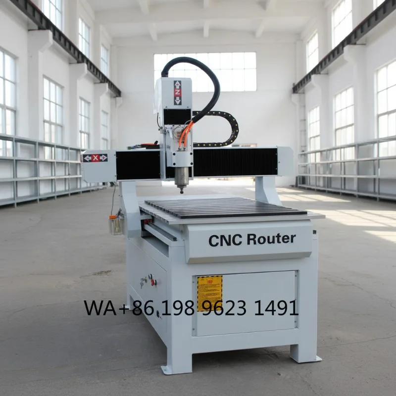 High Precision 6090 CNC Router Engraving Machine Multipurpose Woodworking Equipment for Sign Making Craft Production
High Precision 6090 CNC Router Engraving Machine Multipurpose Woodworking Equipment for Sign Making Craft Production