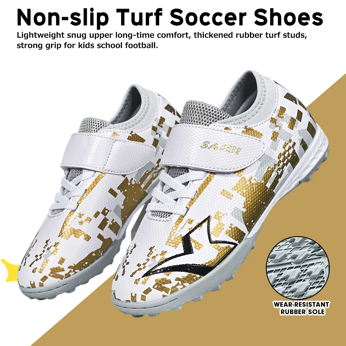 Little Big Boys Low Top TF Football Cleats Breathable Wear Resistant Sneakers for Turf Field Training
Little Big Boys Low Top TF Football Cleats Breathable Wear Resistant Sneakers for Turf Field Training
