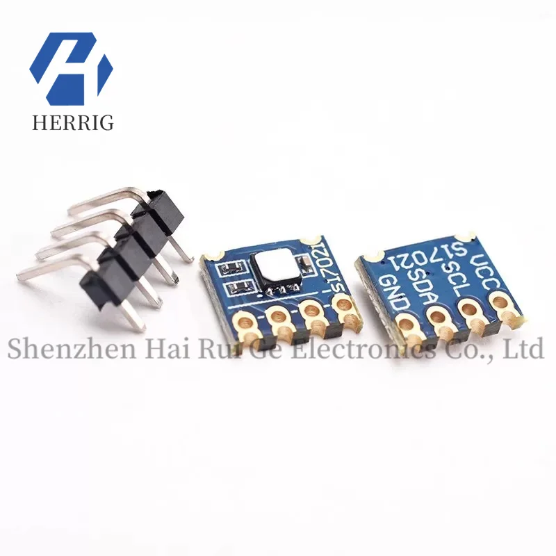 Si7021 Temperature and Humidity Sensor High Precision I2C Interface Industrial SI7021-A20-GM1R Module
Si7021 Temperature and Humidity Sensor High Precision I2C Interface Industrial SI7021-A20-GM1R Module
