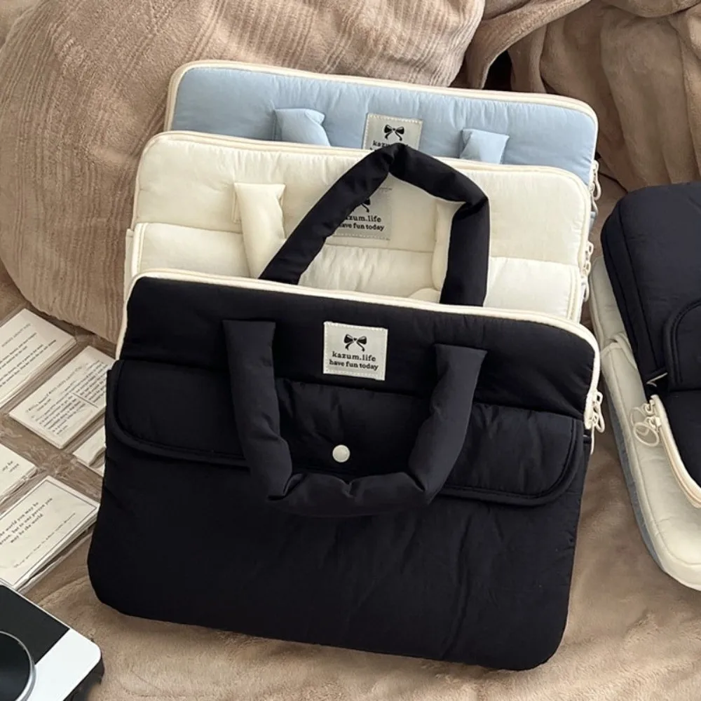 Travel Bag 15.6inch Portable Laptop Bags with Handle Lightweight Laptop Case Bow Dual Zipper Notebook Sleeve Women's Bag
Travel Bag 15.6inch Portable Laptop Bags with Handle Lightweight Laptop Case Bow Dual Zipper Notebook Sleeve Women's Bag