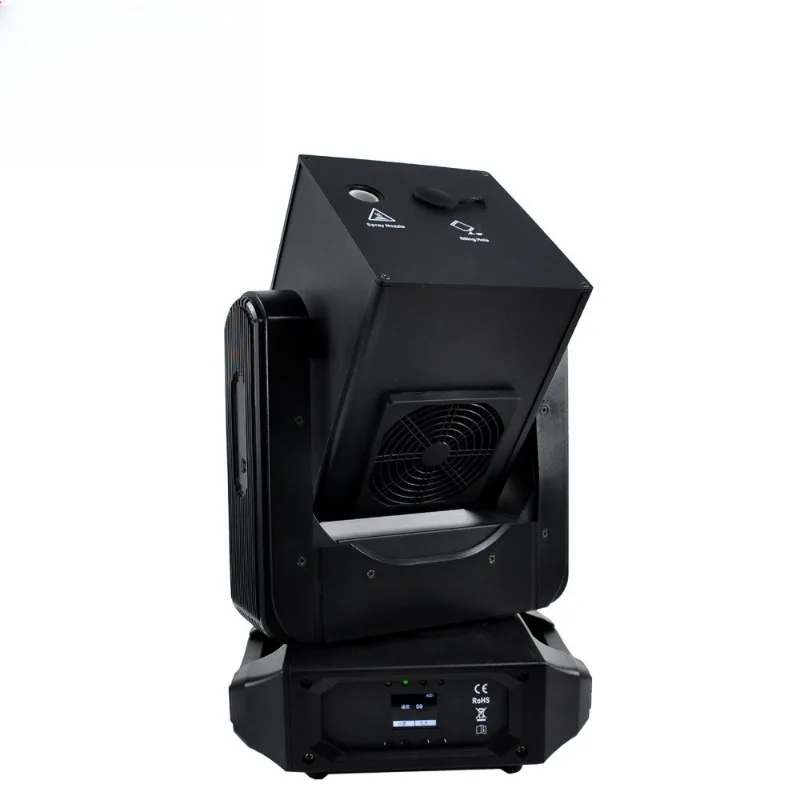 750 watts new stage shaking head spray machine XY axis rotating single air spray
750 watts new stage shaking head spray machine XY axis rotating single air spray