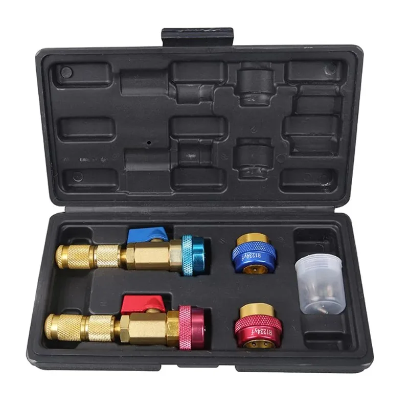 R134A/R1234YF Valve Core Remover Installer High Low Pressure Repair Tool for Standard and JRA Valve Core Couplers
R134A/R1234YF Valve Core Remover Installer High Low Pressure Repair Tool for Standard and JRA Valve Core Couplers