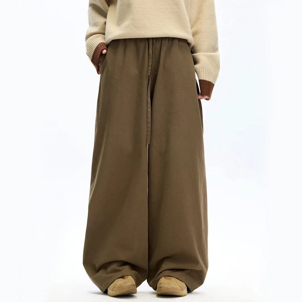 Men Drawstring Loose Casual Streetwear Fashion Vintage Wide Leg Cargo Pants Women Commuter Baggy Pants Unisex Trousers
Men Drawstring Loose Casual Streetwear Fashion Vintage Wide Leg Cargo Pants Women Commuter Baggy Pants Unisex Trousers