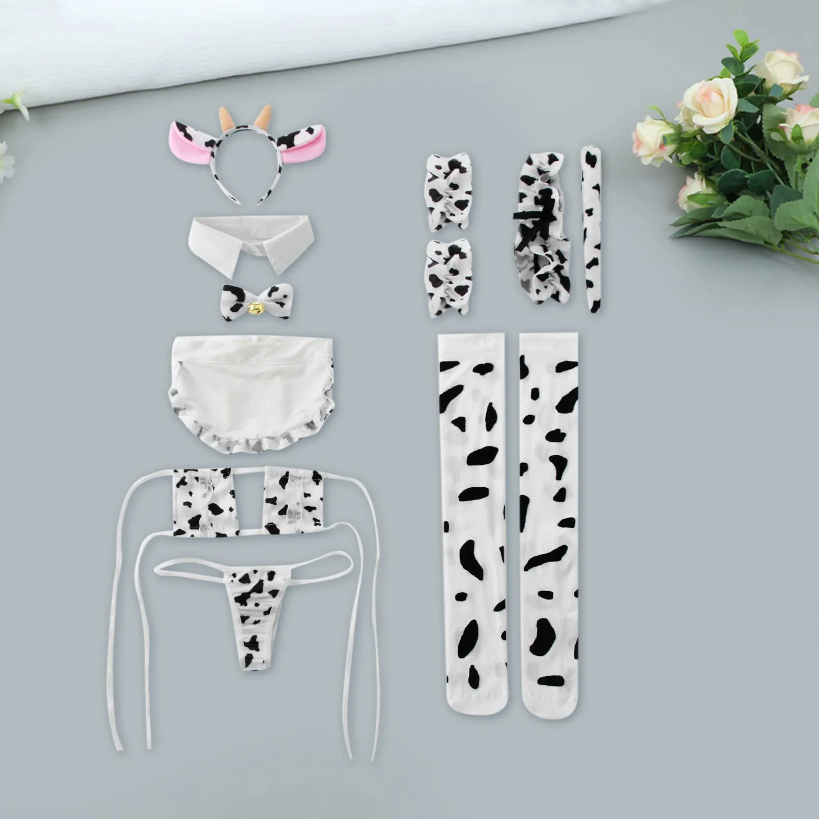 Cow Series Swimsuit Bodysuit Bikini Maid Costume Beach Kawaii Girl Swimwear Skirt Uniform Set Cosplay Erotic Lingerie Set
Cow Series Swimsuit Bodysuit Bikini Maid Costume Beach Kawaii Girl Swimwear Skirt Uniform Set Cosplay Erotic Lingerie Set