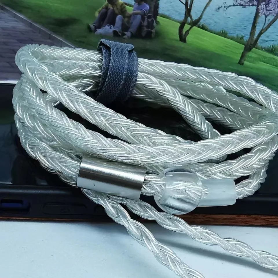 DIY 16 Core Silver plated copper Headphone Replace Cable MMCX/0.78 2 Pin 3.5/2.5/4.4/TYPE-C/Lightning Balance Custom Earphone
DIY 16 Core Silver plated copper Headphone Replace Cable MMCX/0.78 2 Pin 3.5/2.5/4.4/TYPE-C/Lightning Balance Custom Earphone