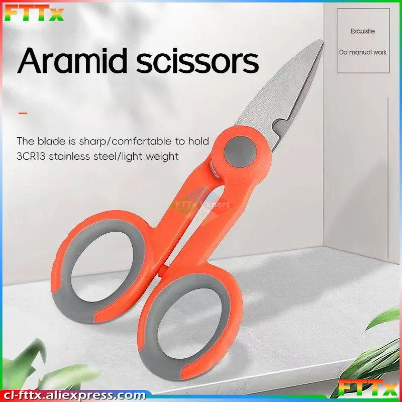 Aramid Scissors Fiber Optic Tool Fibre Stripping Scissors Fiber Optic Kevlar Cutter Scissors Fiber Optic Tool
Aramid Scissors Fiber Optic Tool Fibre Stripping Scissors Fiber Optic Kevlar Cutter Scissors Fiber Optic Tool