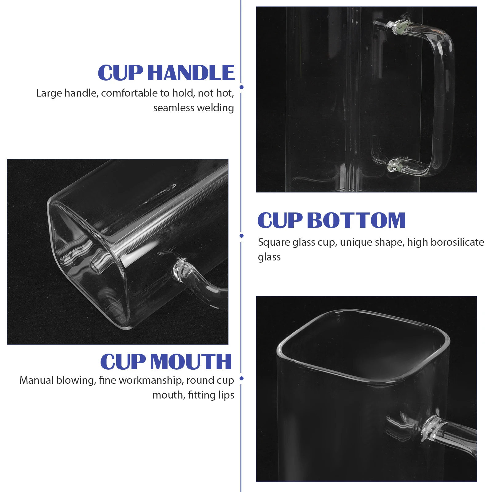 Square Glass Cup Bamboo Lid 450ml Clear Drinking Glass Heat Resistant Portable Straw Compatible Beverage Juice Container Water
Square Glass Cup Bamboo Lid 450ml Clear Drinking Glass Heat Resistant Portable Straw Compatible Beverage Juice Container Water