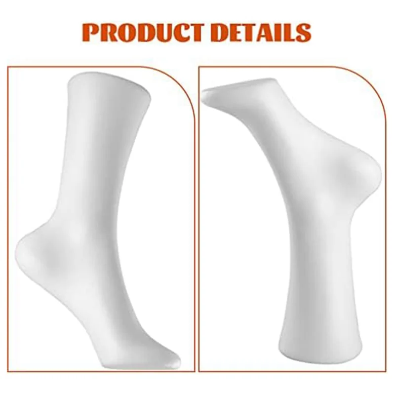 Practical-2 Pcs Mannequin Foot Sock Model Female Foot Sock Display Short Stocking Ankle Bracelet Jewelry Display Stand, White Du
Practical-2 Pcs Mannequin Foot Sock Model Female Foot Sock Display Short Stocking Ankle Bracelet Jewelry Display Stand, White Du