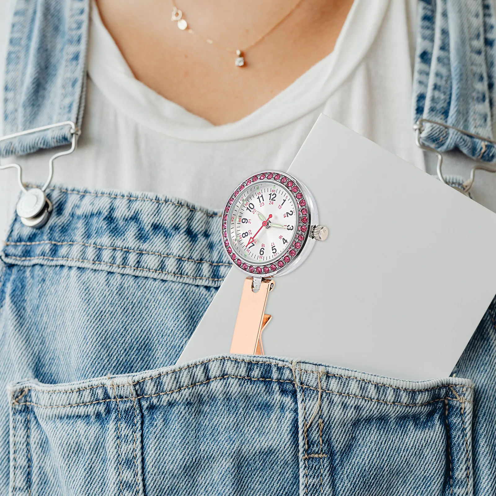Clip-on Pocket Watch for Nurses Elderly Students Professional Alloy Glass Luminous Hands Portable Hanging Timepiece
Clip-on Pocket Watch for Nurses Elderly Students Professional Alloy Glass Luminous Hands Portable Hanging Timepiece