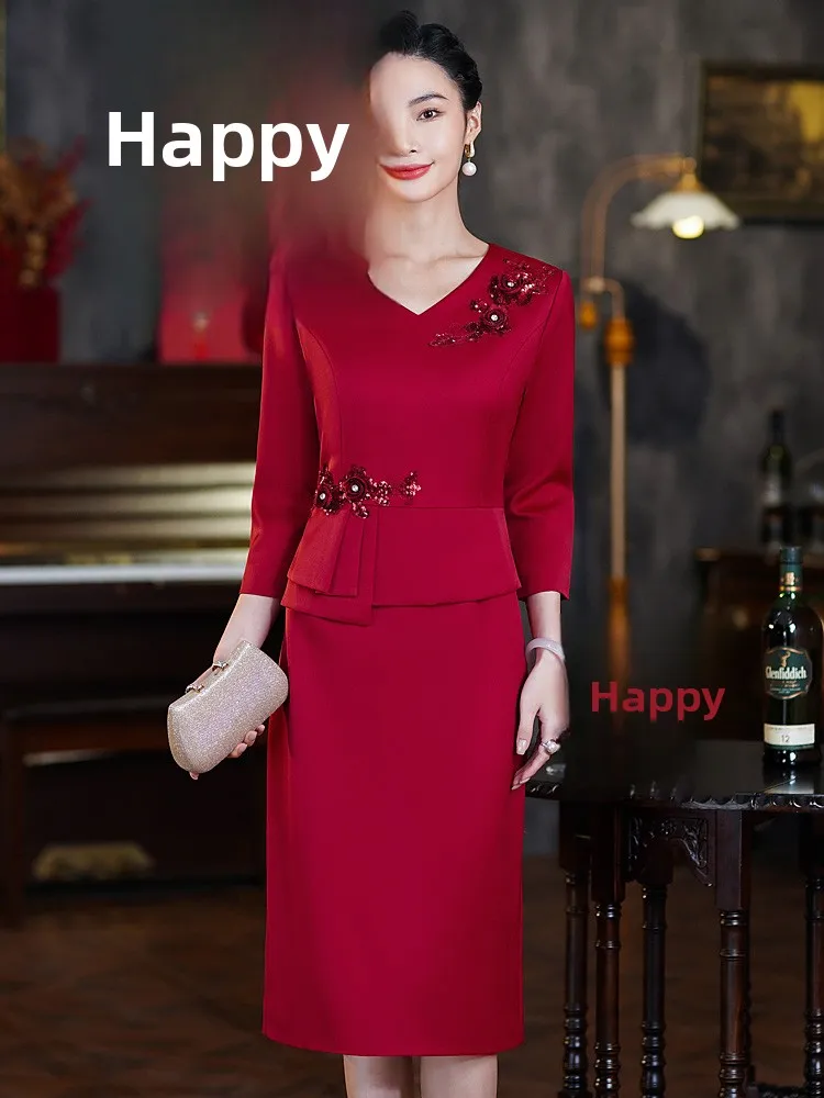 Ele Long Wedding Dr Chinese Sle Bridal Gown for Mother of the Bride And om Suitable for Banquets And Da...
Ele Long Wedding Dr Chinese Sle Bridal Gown for Mother of the Bride And om Suitable for Banquets And Da...