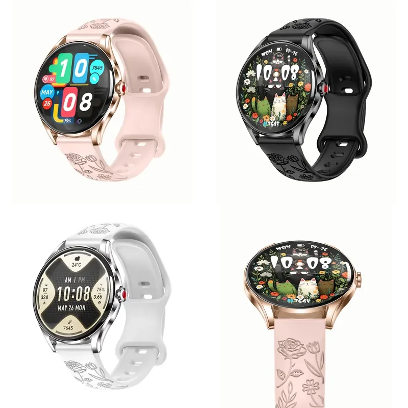 【CHIMU HOME】 Ultra-thin 3D Dynamic Display AMOLED Smart Watch for Women with BT Call Heart Rate Monitoring AI Voice Assistant
【CHIMU HOME】 Ultra-thin 3D Dynamic Display AMOLED Smart Watch for Women with BT Call Heart Rate Monitoring AI Voice Assistant