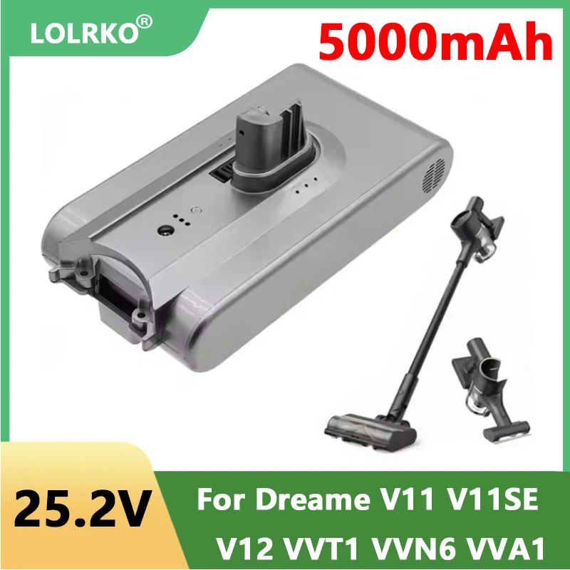 100% Original replacement battery For Dreame V11 V11SE V12 VVT1 VVN6 VVN5 VVA1 V12pro Wireless Vacuum Cleaner 18650 Battery Pack
100% Original replacement battery For Dreame V11 V11SE V12 VVT1 VVN6 VVN5 VVA1 V12pro Wireless Vacuum Cleaner 18650 Battery Pack