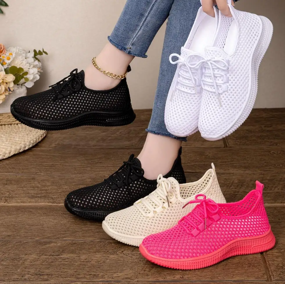 Summer sneaker women shoes female Air Mesh Walking flat sandals for women Breathable Comfort Vacation shoes
Summer sneaker women shoes female Air Mesh Walking flat sandals for women Breathable Comfort Vacation shoes