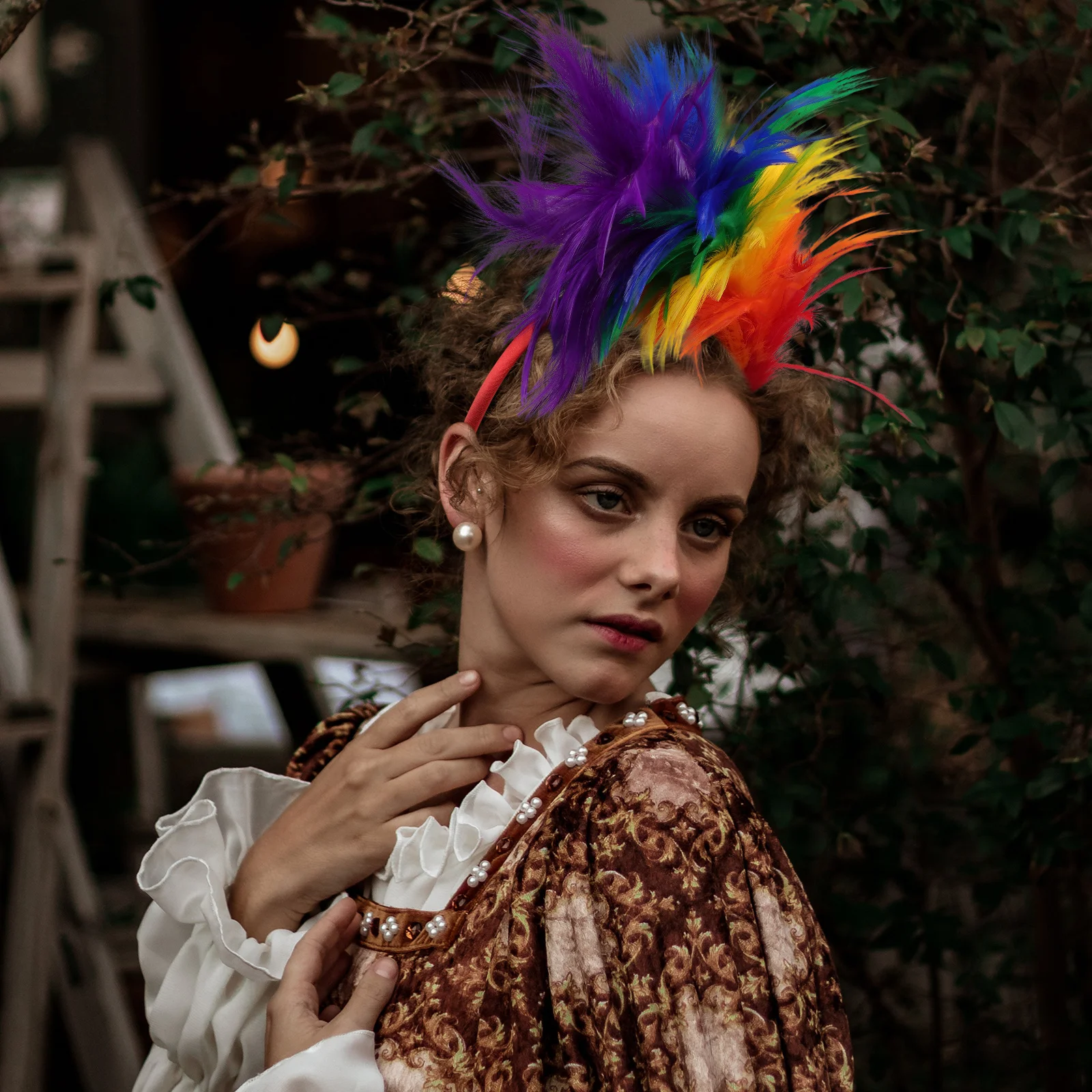 OSALADI Rainbow Headband for Women 1920s Party Headwear Halloween Fascinator Wedding Accessory Colorful Headpiece
OSALADI Rainbow Headband for Women 1920s Party Headwear Halloween Fascinator Wedding Accessory Colorful Headpiece