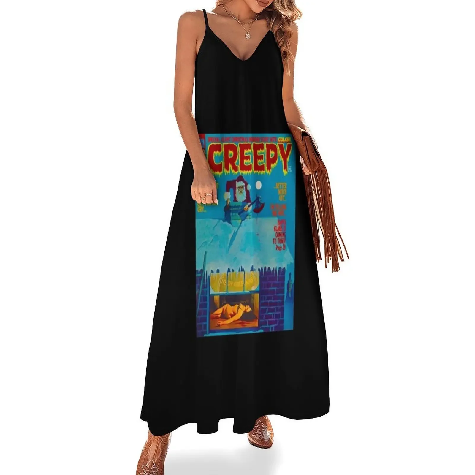 YES! ANOTHER GREAT VINTAGE CHRISTMAS CREEPY MAGAZINE COVER! Sleeveless Dress women long dresses beach outfits for women Dress
YES! ANOTHER GREAT VINTAGE CHRISTMAS CREEPY MAGAZINE COVER! Sleeveless Dress women long dresses beach outfits for women Dress