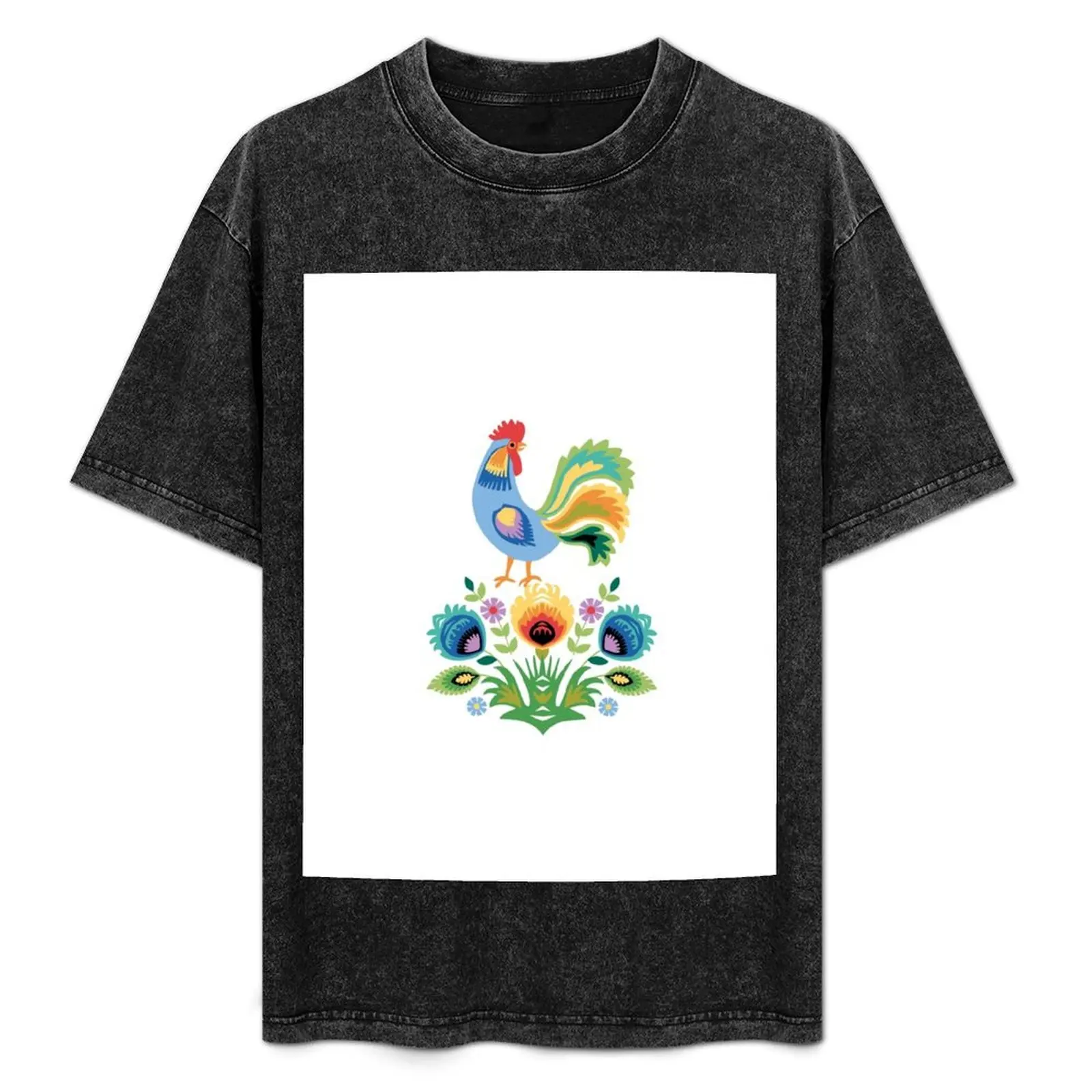 Polish Blue Rooster and Flowers T-Shirt Moisture Wicking Quick Dry Tee
Polish Blue Rooster and Flowers T-Shirt Moisture Wicking Quick Dry Tee