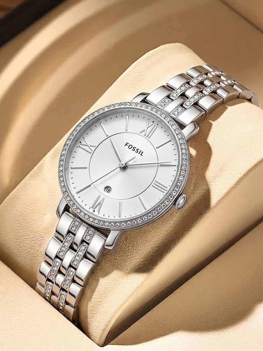 Fossil Jacqueline Women's Quartz Watch Stainless Steel Strap Elegant Minimalist Ladies Casual Dress Wristwatch Multi-Color
Fossil Jacqueline Women's Quartz Watch Stainless Steel Strap Elegant Minimalist Ladies Casual Dress Wristwatch Multi-Color