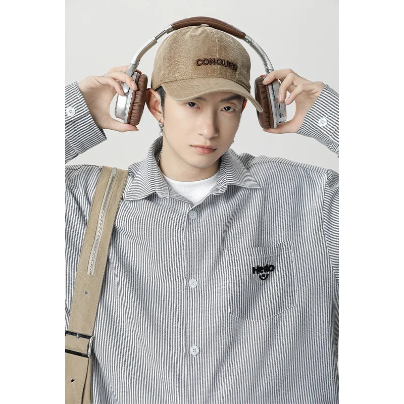 2025 Retro Casual Vertical Striped Long Sleeved Shirt for Men in Spring and Summer with Pockets, Three-dimensional Shirt Jacket
2025 Retro Casual Vertical Striped Long Sleeved Shirt for Men in Spring and Summer with Pockets, Three-dimensional Shirt Jacket