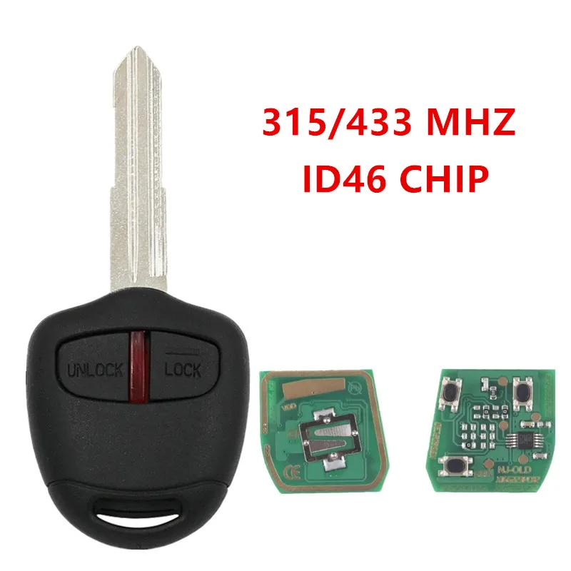 2 Buttons 433Mhz With ID46 Chip Remote Control key For MITSUBISHI Triton Pajero Outlander ASX Lancer MIT8 Lama
2 Buttons 433Mhz With ID46 Chip Remote Control key For MITSUBISHI Triton Pajero Outlander ASX Lancer MIT8 Lama