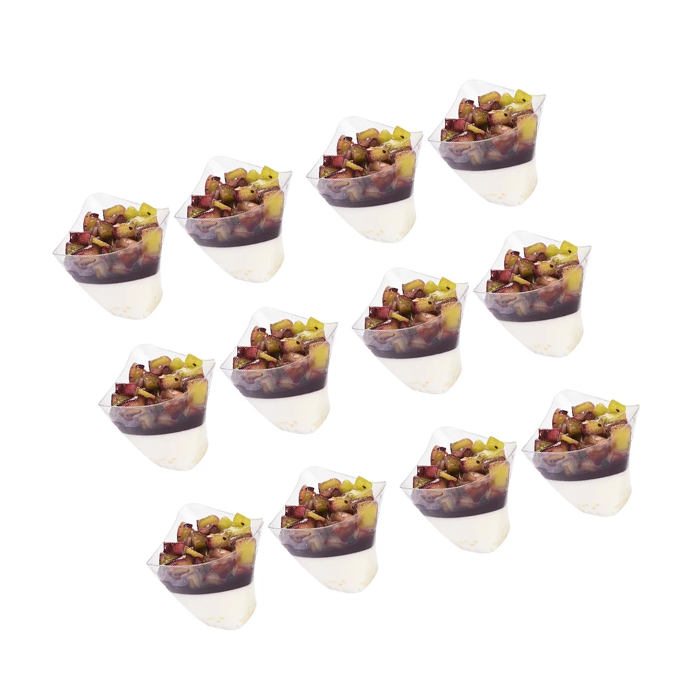 20 Pcs Yogurt Mousse Cups Plastic Dessert Containers Clear Disposable Sweets Juice Cups for Party Catering Events
20 Pcs Yogurt Mousse Cups Plastic Dessert Containers Clear Disposable Sweets Juice Cups for Party Catering Events