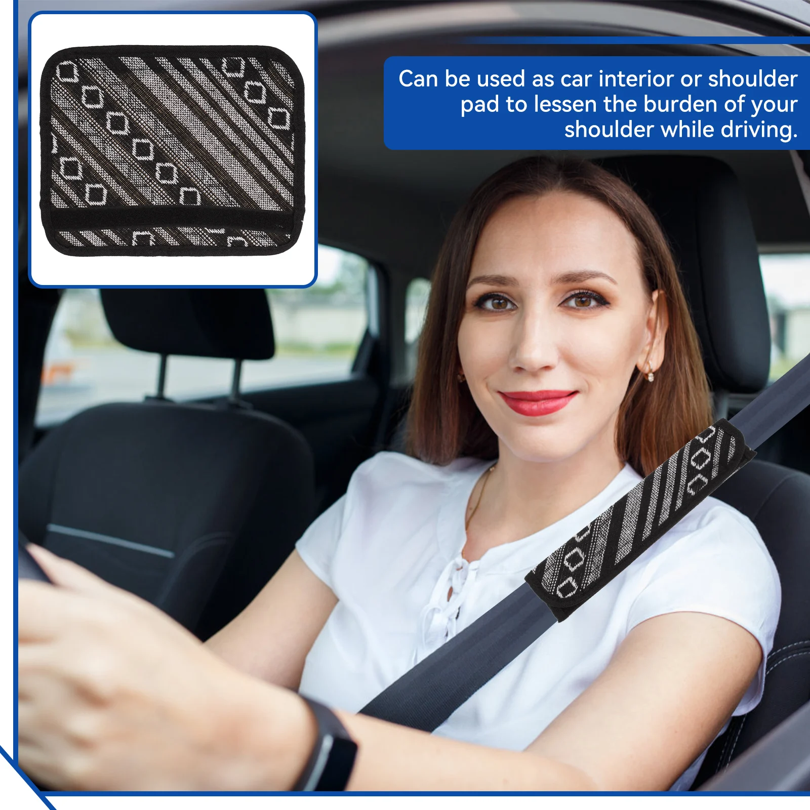 Cushion Safety Pad Shoulder Cover Protective Car Retro Style Comfortable Polyester Material
Cushion Safety Pad Shoulder Cover Protective Car Retro Style Comfortable Polyester Material