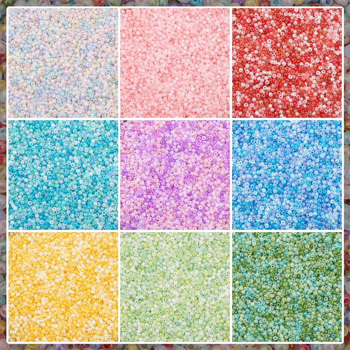 2/3/4mm High Quality Cream Cloud Fantasy Glass Rice Beads - DIY Necklace/Bracelet/Earring Accessories 10g/Bag (660/220/100pcs)
2/3/4mm High Quality Cream Cloud Fantasy Glass Rice Beads - DIY Necklace/Bracelet/Earring Accessories 10g/Bag (660/220/100pcs)