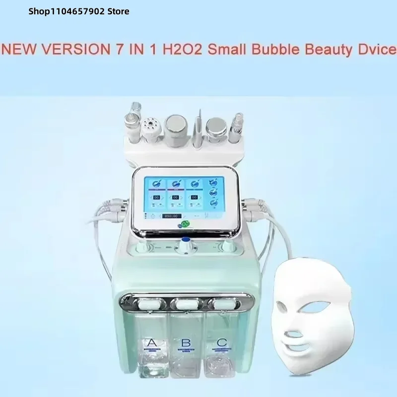 7 in1 H2O2 Water Oxygen Jet Peel Hydro Beauty Skin Cleansing Hydro facial Machine Facial Machine Water Aqua Peeling for Home
7 in1 H2O2 Water Oxygen Jet Peel Hydro Beauty Skin Cleansing Hydro facial Machine Facial Machine Water Aqua Peeling for Home
