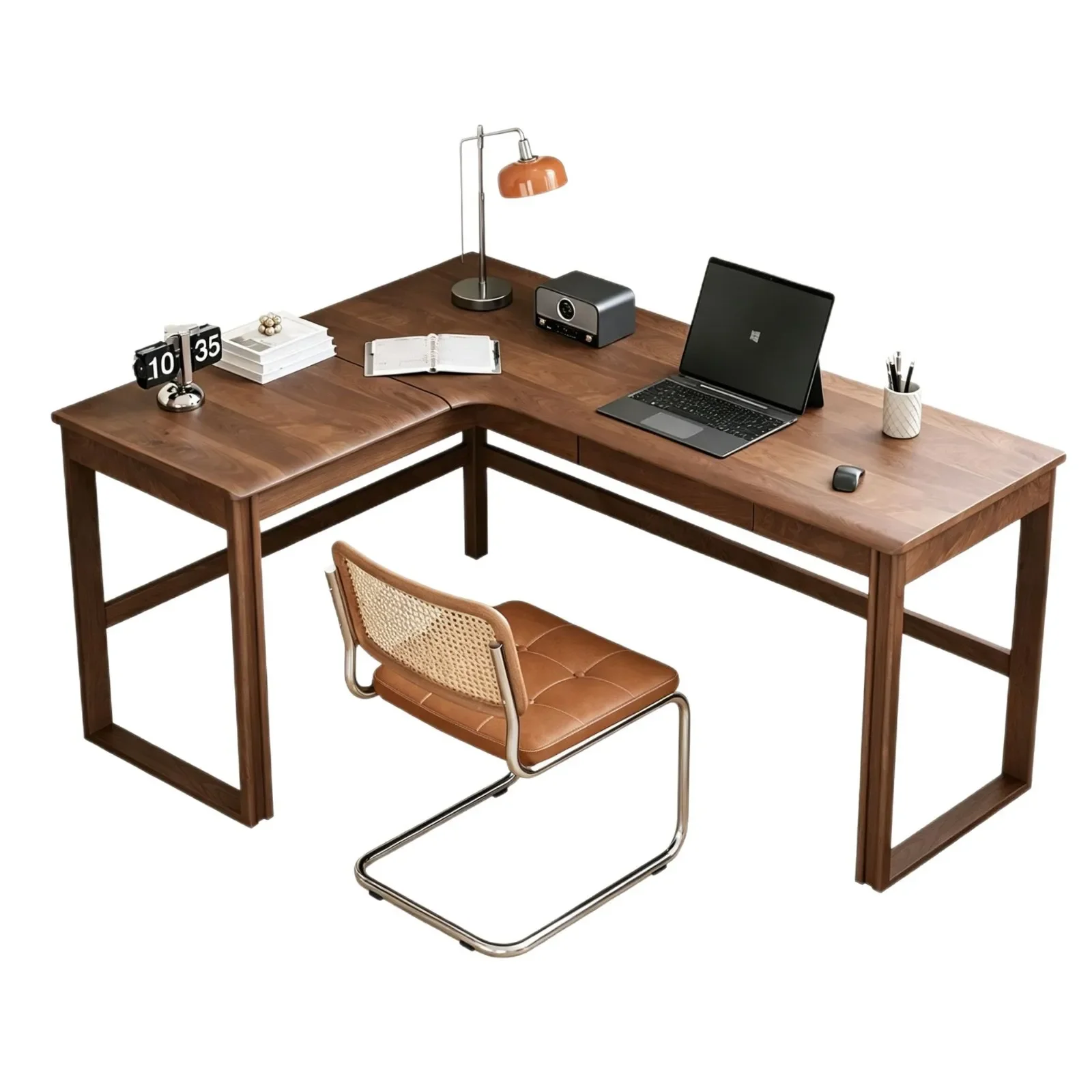 DSA solid wood corner desk bedroom home desktop computer desk against the wall L-shaped corner desk double study table
DSA solid wood corner desk bedroom home desktop computer desk against the wall L-shaped corner desk double study table