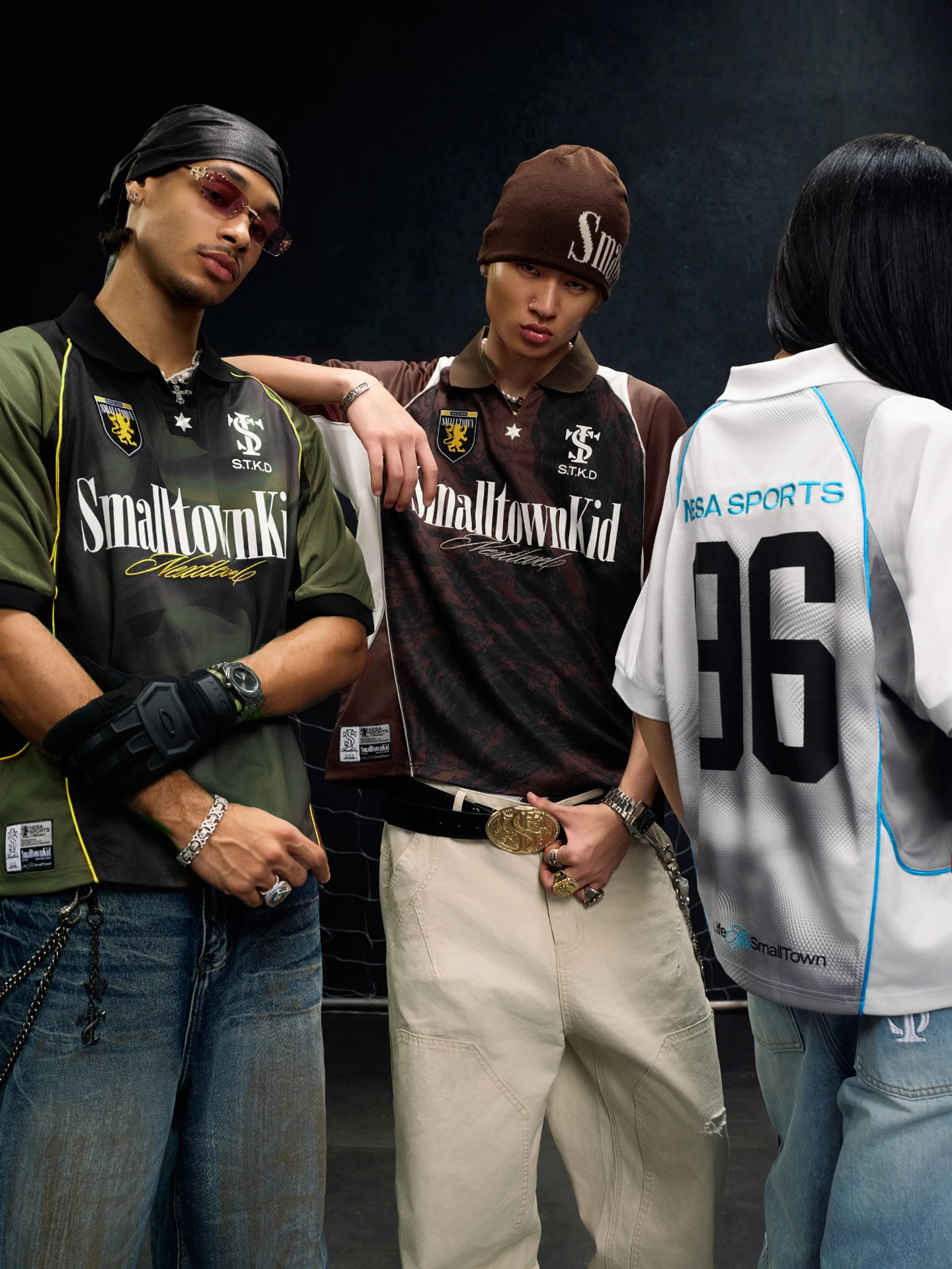 STK SmallTownKid Digital Print Short Sleeve T-Shirt Sport Style Patchwork Skin-friendly Breathable Loose Fit T-shirt
STK SmallTownKid Digital Print Short Sleeve T-Shirt Sport Style Patchwork Skin-friendly Breathable Loose Fit T-shirt