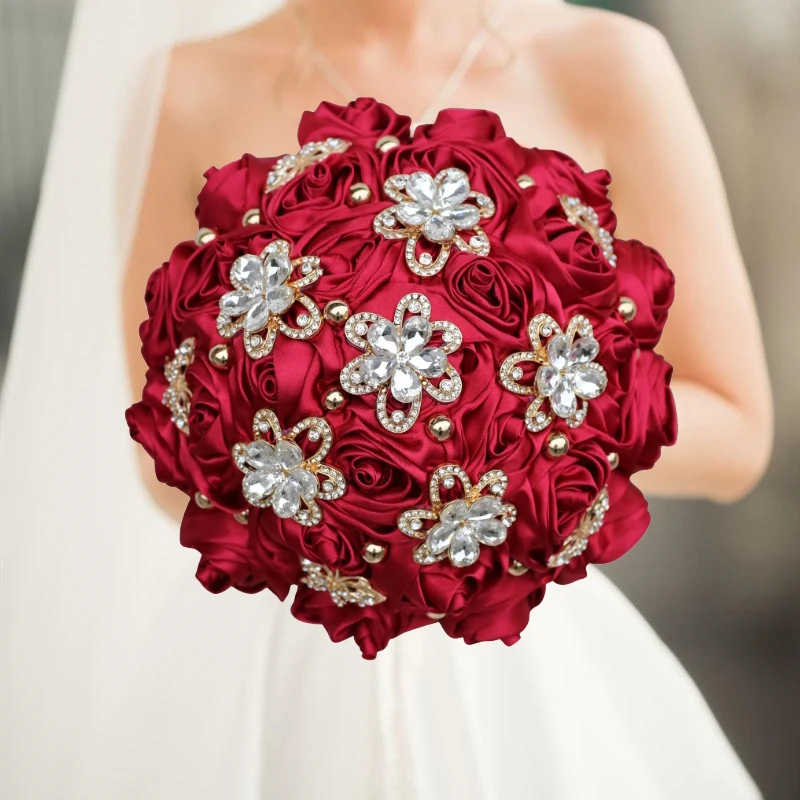 1pc/lot Red Bridal Wedding Bouquet
1pc/lot Red Bridal Wedding Bouquet