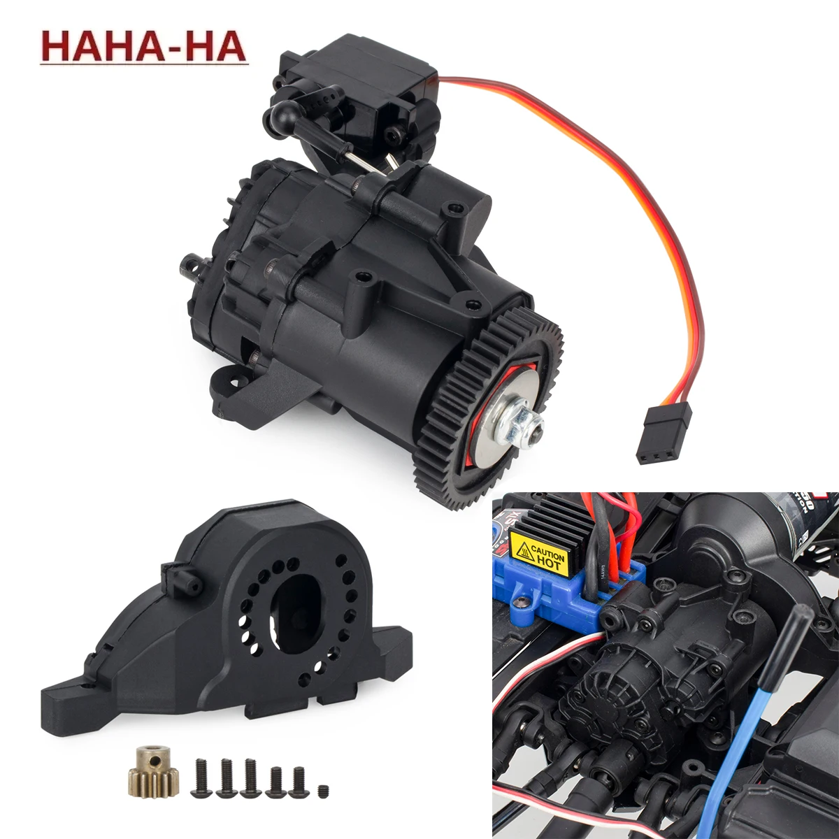 Plastic Dual Speed Gearbox with Transmission Internal Gears and Servo for 1/10 RC Crawler Car TRX4 TRX6 Upgrade Parts
Plastic Dual Speed Gearbox with Transmission Internal Gears and Servo for 1/10 RC Crawler Car TRX4 TRX6 Upgrade Parts
