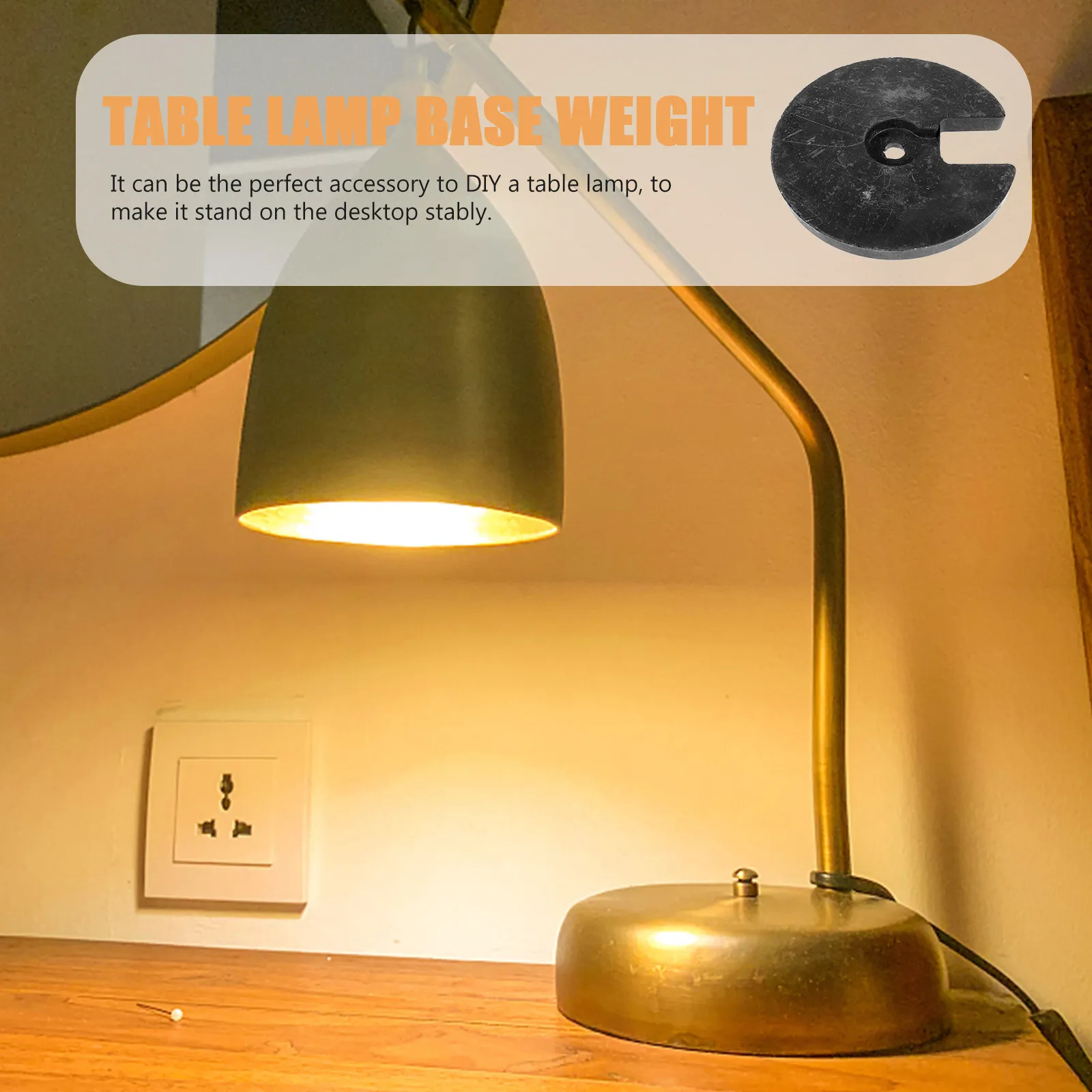 Table Lamp Base Weight Plastic Round Stable Base for Desk Bedroom Living Room Anti-Falling Weighted Round Stand
Table Lamp Base Weight Plastic Round Stable Base for Desk Bedroom Living Room Anti-Falling Weighted Round Stand